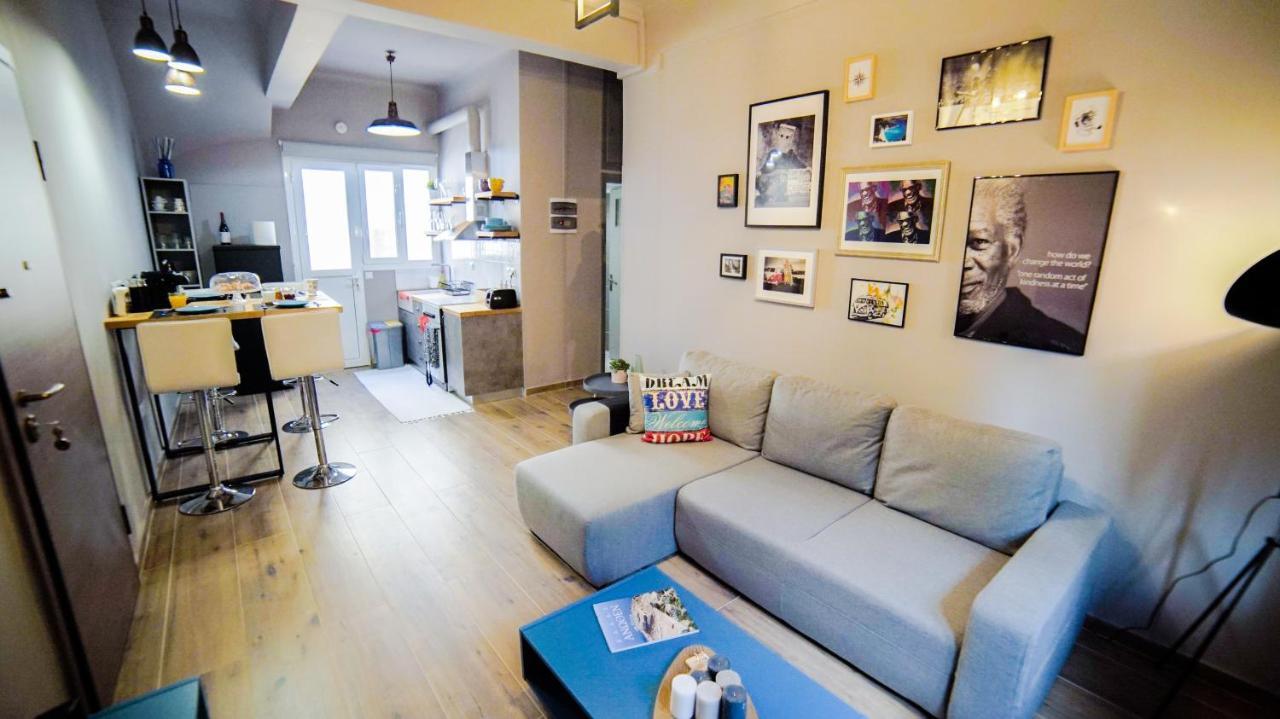 D16 Athens Apartment - 5' Mins To Petralona Metro Atenas Exterior foto